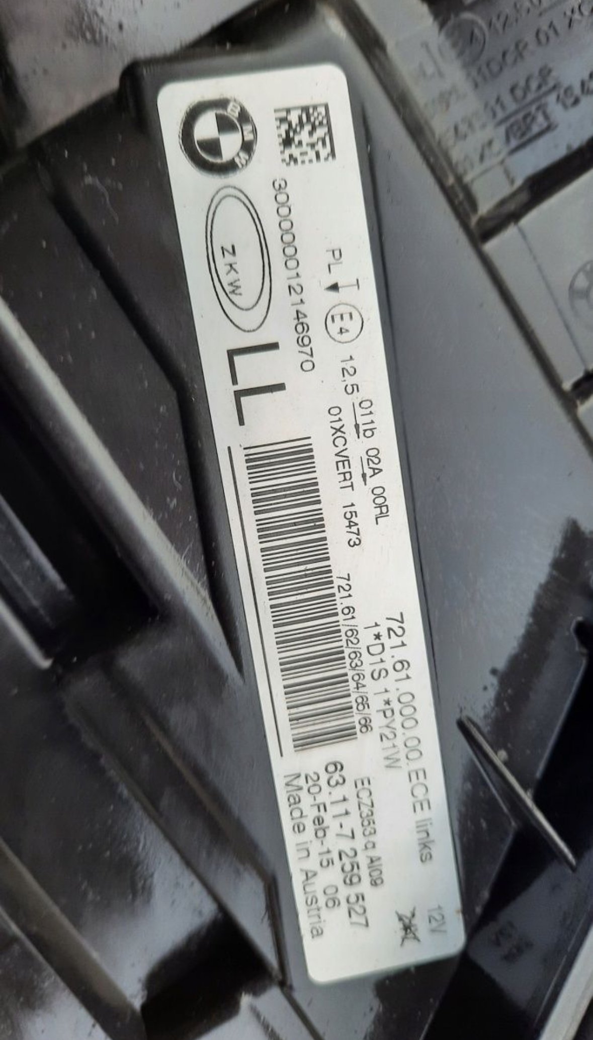 bmw 3 f30 f31 bi xÉnon phares feux de virage bmw 3 f30 f31 bi xÉnon phares feux de virage