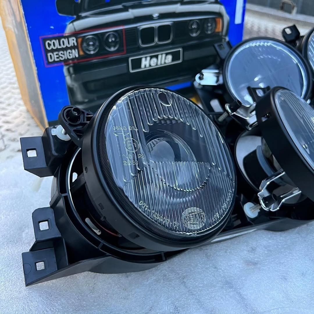 hella black bmw e34 original stock hella black bmw e34 original stock