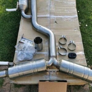 Échappement sport Golf GTI Mk7 – Inox & carbone