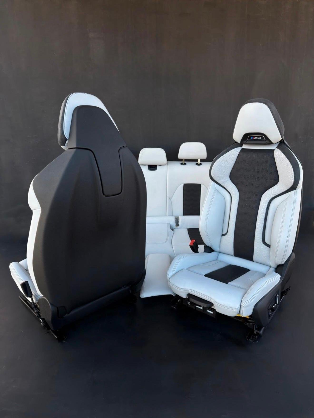 Sièges BMW cuir Merino Silverstone M3 – Image 2