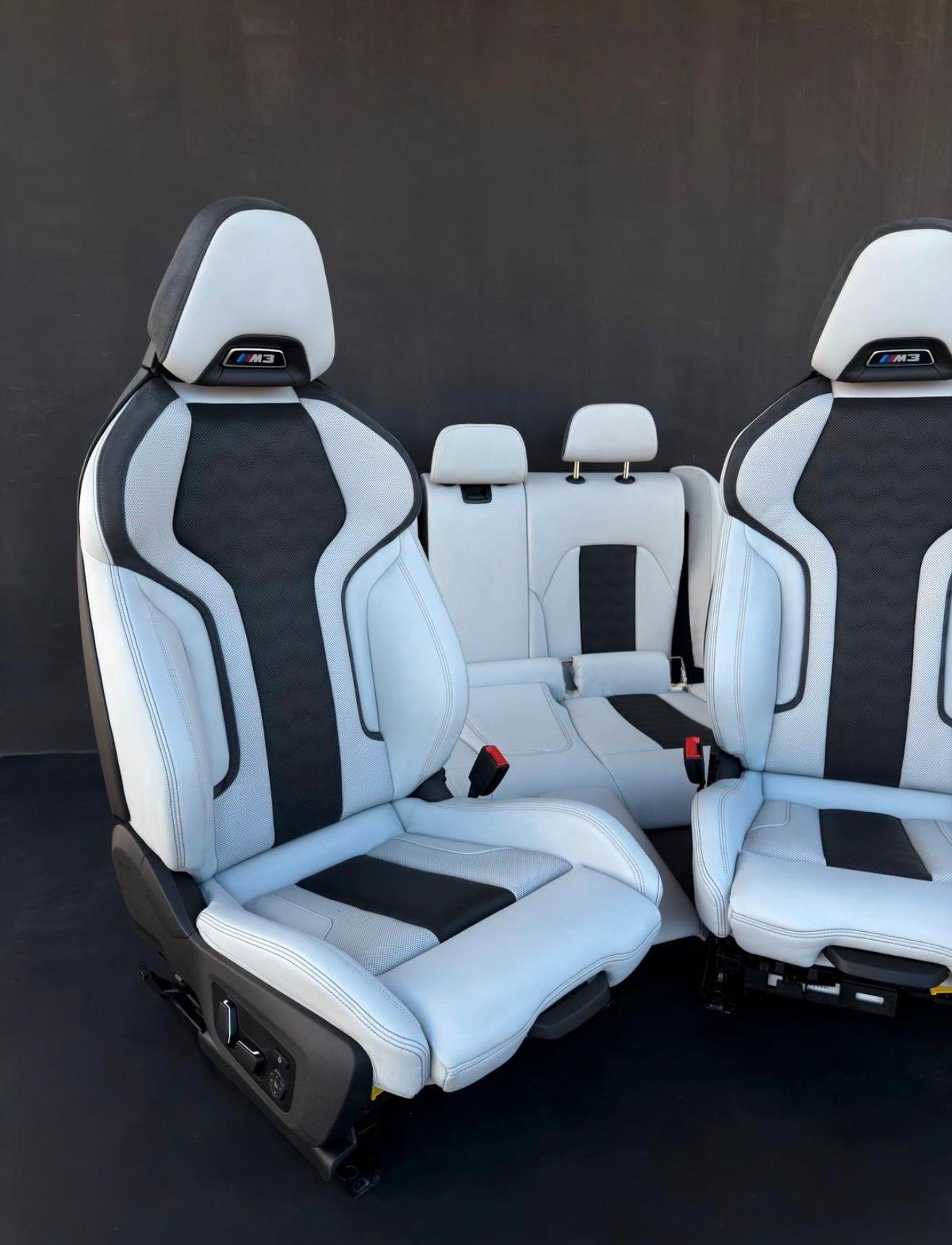 Sièges BMW cuir Merino Silverstone M3 – Image 3