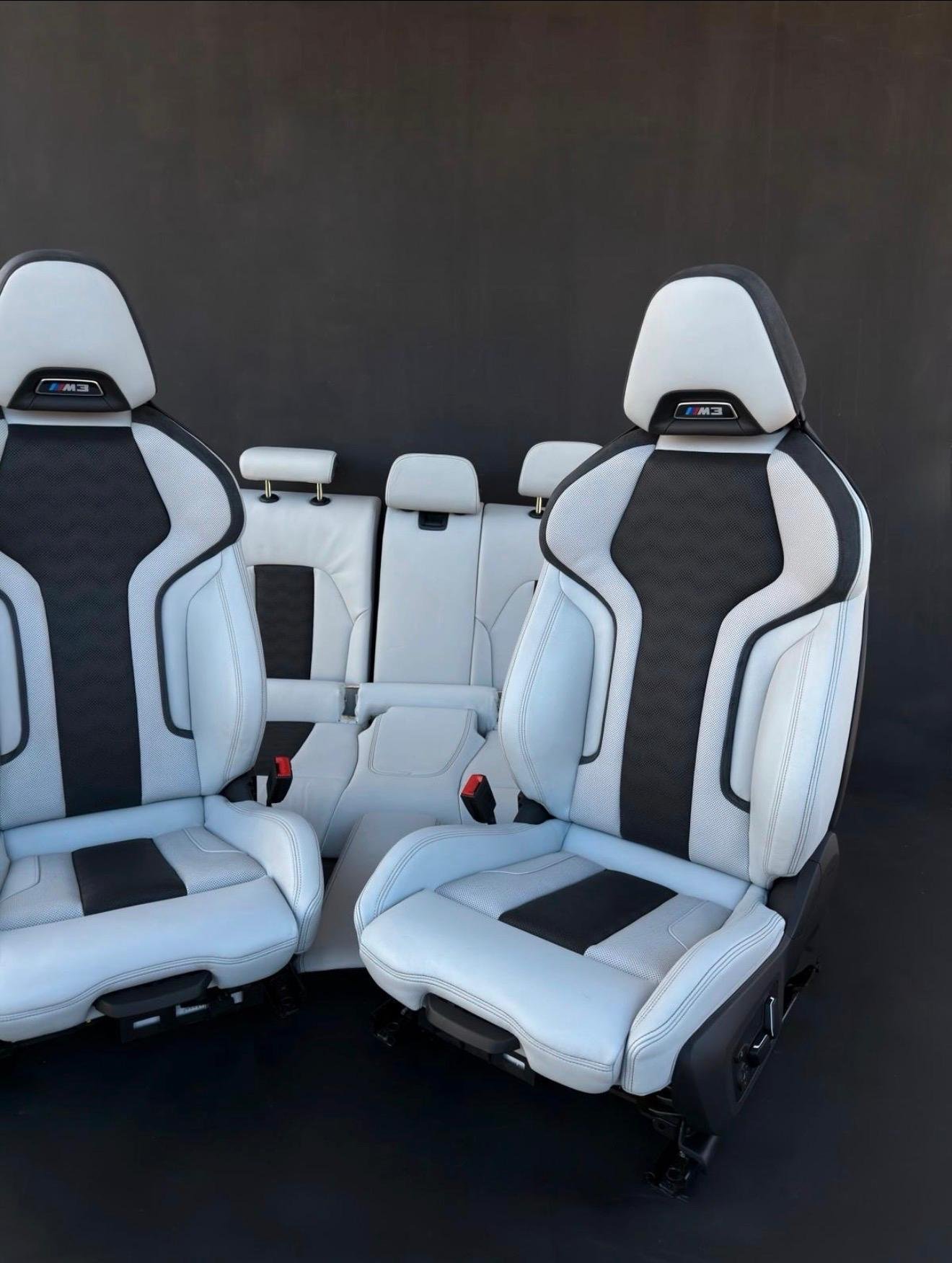 Sièges BMW cuir Merino Silverstone M3
