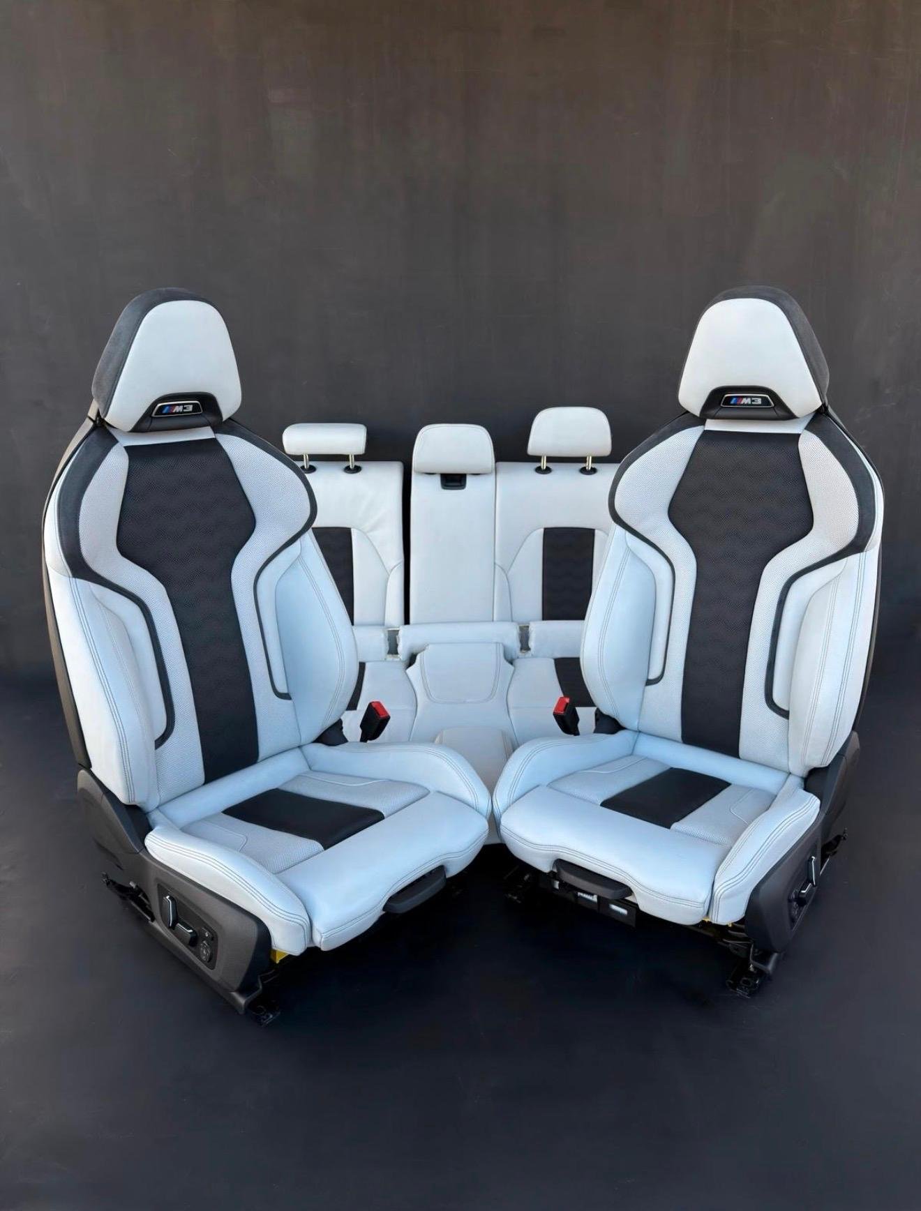 Sièges BMW cuir Merino Silverstone M3 – Image 5