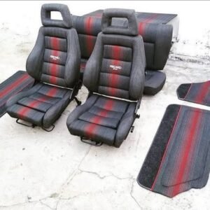 KIT COMPLET RECARO LAGUNA RED – VW GOLF MK2