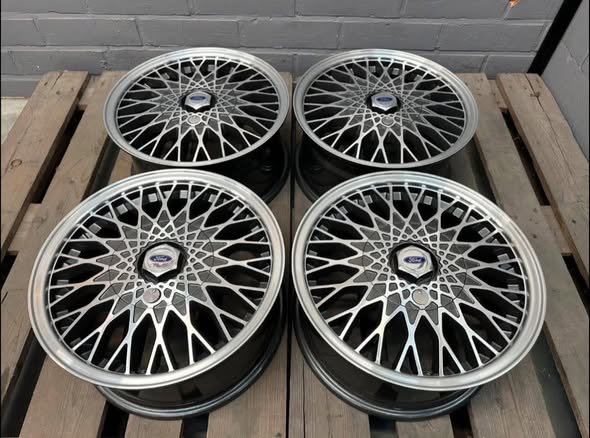 Jantes Ford Sierra Cosworth RS Zoll Original Sapphire 15 pouces rénovées – Image 5