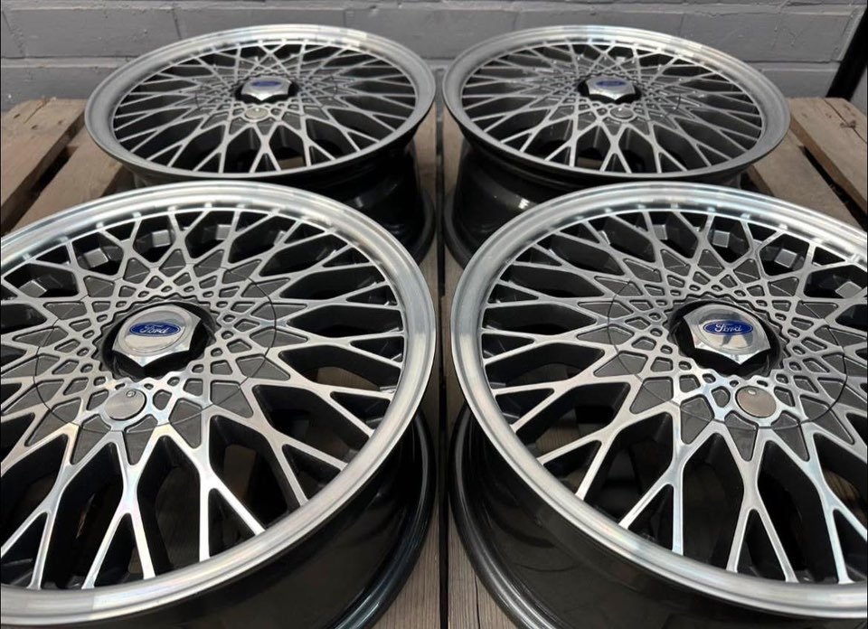 Jantes Ford Sierra Cosworth RS Zoll Original Sapphire 15 pouces rénovées – Image 8