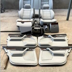 Intérieur BMW E34 Blanc – Cuir OEM,