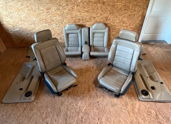 Intérieur Complet en Cuir Beige pour Volkswagen Corrado