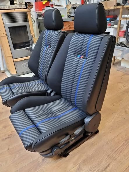 Sièges BMW E30 – Intérieur Complet Tissu/Vinyle – Image 5