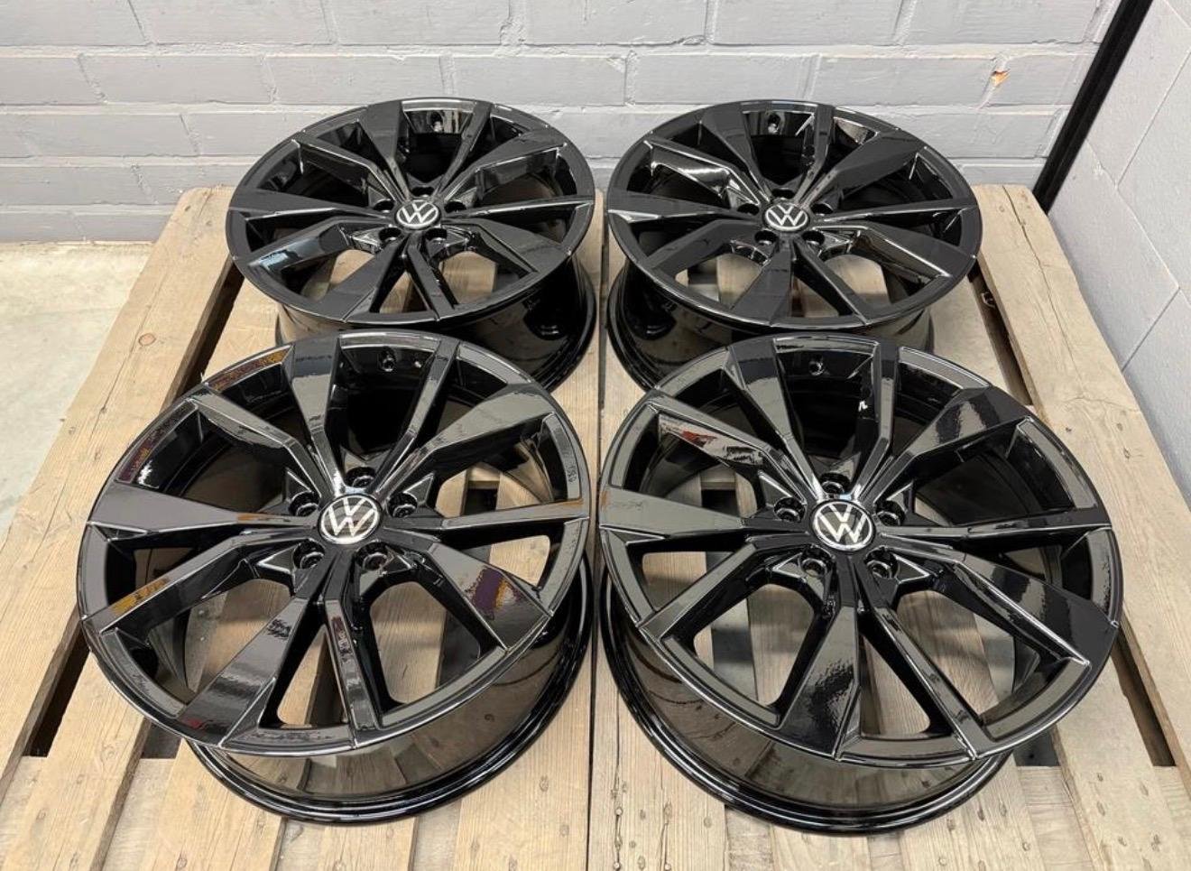 VW Misano 19 pouces 5x112 VW T-Roc R-Line – Jantes OEM Schwarz Glanz – Image 2