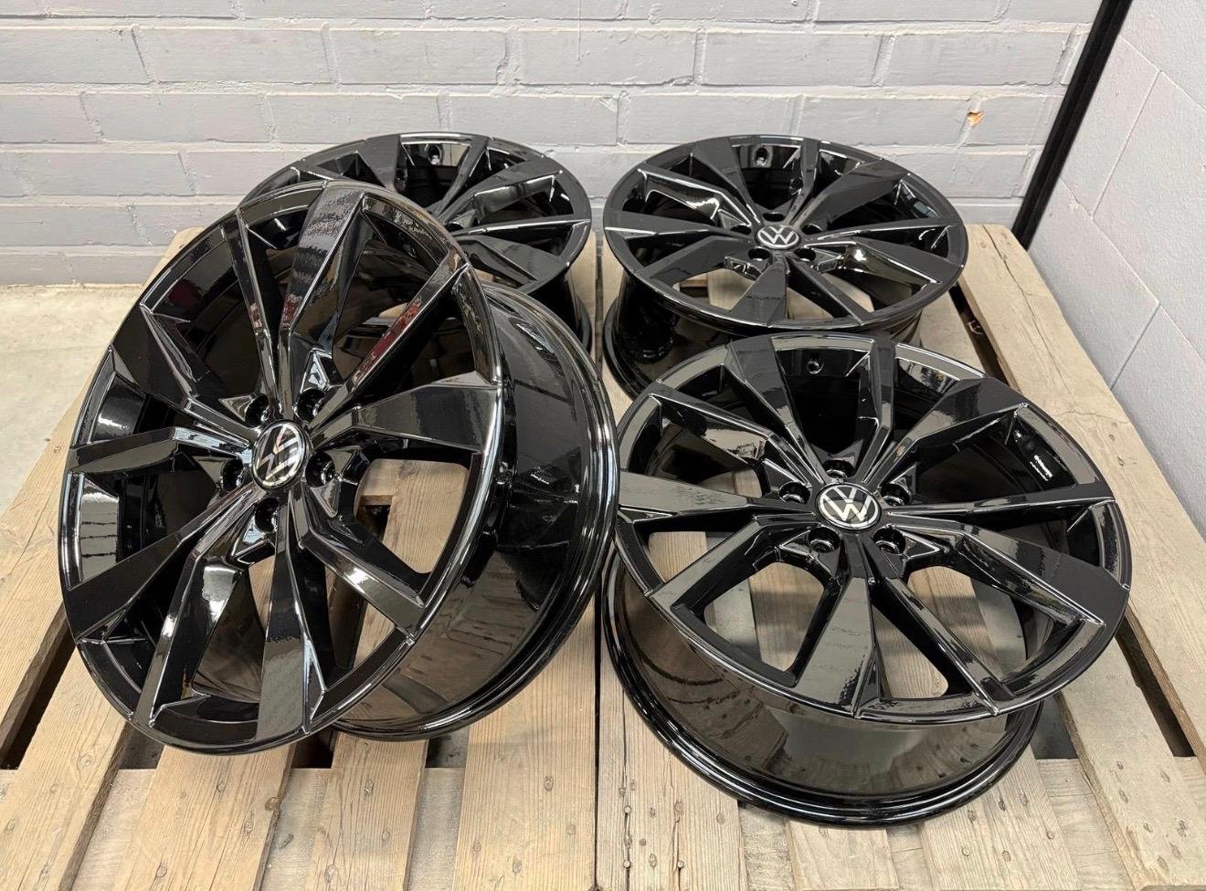 VW Misano 19 pouces 5x112 VW T-Roc R-Line – Jantes OEM Schwarz Glanz – Image 7