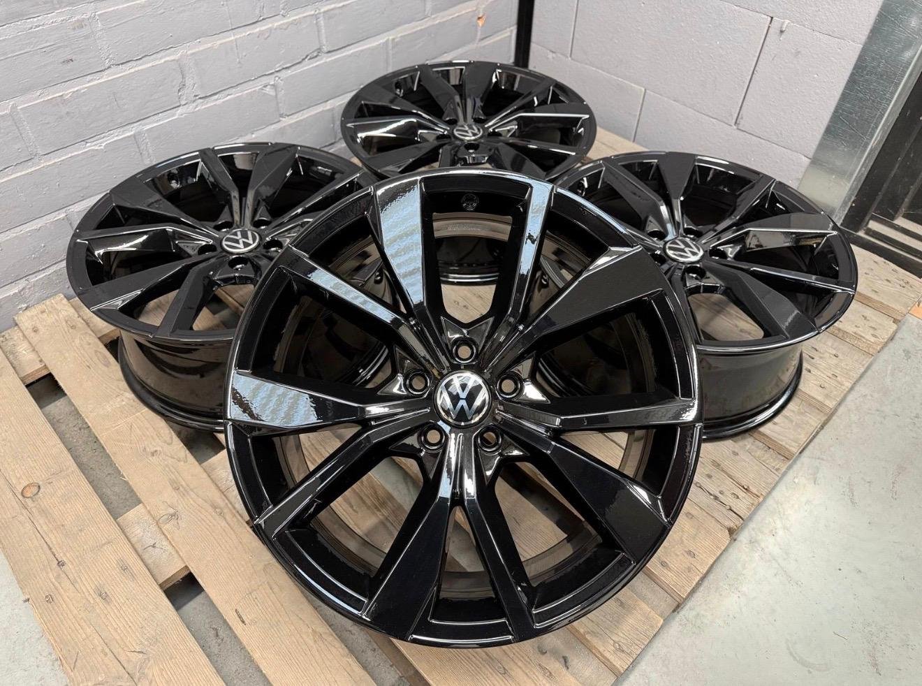 VW Misano 19 pouces 5x112 VW T-Roc R-Line – Jantes OEM Schwarz Glanz