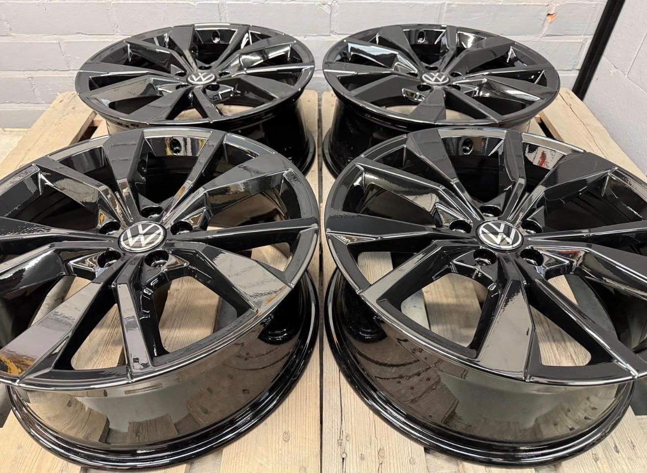VW Misano 19 pouces 5x112 VW T-Roc R-Line – Jantes OEM Schwarz Glanz – Image 9